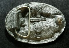 AMERICAN 4 4 0 STEAM ENGINE TRAIN BELT BUCKLE MADE IN USA