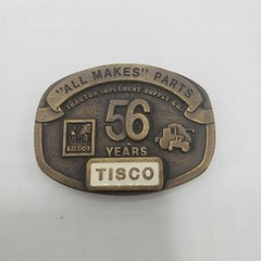 Tisco Belt Buckle Lot (3) 56 years (1)59 years limited edition numbered Tractor