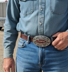 Peterbilt Belt Buckles both different design buckles set
