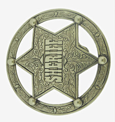 New Star Belt Buckle Texas Usa Sheriff Western Rodeo Cowboy Silver Metal Aztec