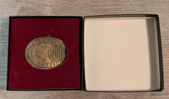 VTG NRA National Rifle Association GOLDEN EAGLES Belt Buckle Made in USA In Box