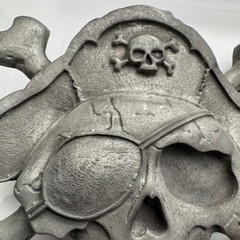 Heavy Metal Buckles Skull Pirate Crossbones Belt Buckle Lead Free Nautical