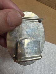 Vintage Justin Armadillo Belt Buckle