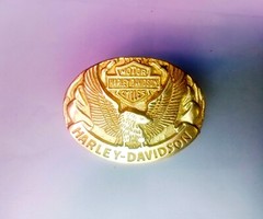 Vintage Harley Davidson Brass Belt Buckle Screw Closure Type Working Condition