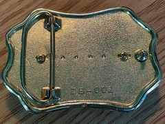 Vintage Masonic 32nd Degree Freemasons Belt Buckle