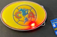 Ca Soccer Club América Football Flashing Led Lights! Belt Buckle Fresh Battery!
