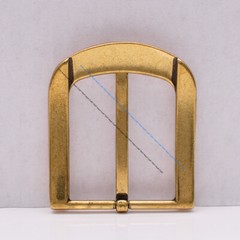 Metal Vintage Gold Mens Single Prong Jeans Pin Handmade DIY Leather Belt Buckle