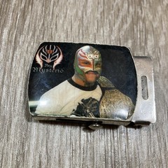 Rey Mysterio Belt Buckle 90s 00s Y2k WWE Heavyweight Champion Champ Wrestling