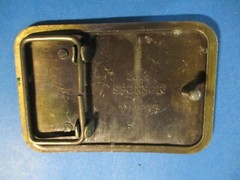 Vtg Freedom Is Not Free Brass Belt Buckle By Sponsor 2014 VGC