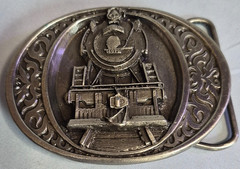 Limited Edition GTW 4070 Steam Locomotive Train Belt Buckle Midwest Railway