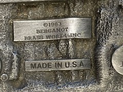 Vietnam Veteran Belt Buckle Enamel 1983 Bergamot Made In USA Preowned
