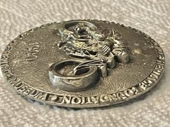 RARE NOS 1990 Belt Buckle Motorcycle Heritage Museum Commemorative Collectible