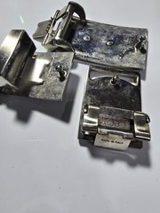 BELT BUCKLES LOT OF 3 VERSACE, FERRAGAMO, AND LACOSTE ITALY