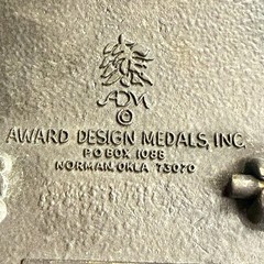 Vintage Award Design Medals Belt Buckle Mens Brass End of the Trail Fraser 70s