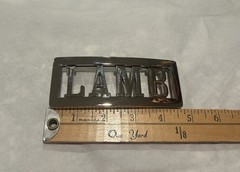 GWEN STEFANI L.A.M.B. LAMB NO DOUBT Belt Buckle