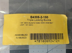 NEW IN PACKAGE Safariland B4305 Triple Locking Buckle 1.5 « – 3 BUTTON SAFETY