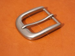 38MM Western Solid Metal Prong End Bar Leathercraft Belt Pin Buckle 3-Piece Set