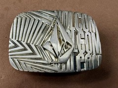 Volcom Skateboard Surfer Board Sports Apparel Advertising Promo 90s Belt Buckle