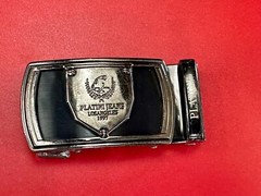 Platini Jeans Los Angeles 1997 Vintage Replacement Dress Style Belt Buckle