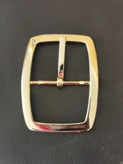 BELT BUCKLES 10993 2.5&Prime;X2&Prime; Gold Plated Made in Italy