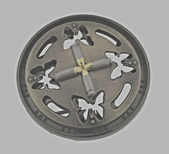 Gun Bullets Belt Buckle Vintage Spinners Gunmetal Men Women Western Rodeo Cowboy