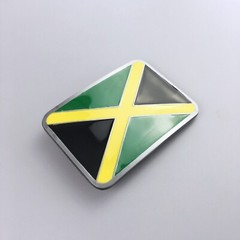 Men Belt Buckle Jamaica Flag Belt Buckle Gürtelschnalle Boucle de ceinture