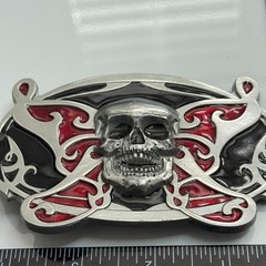 Great American Products 2006 Skull Belt Buckle Fashion Accessory Made in Mexico