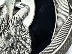 Belt Buckle Howling Wolf Moon Feathers Fenrir For 40mm Belt Pagan Norse Viking