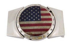 USA United States of America Country Flags Belt Buckles Western Cowboy Rodeo New