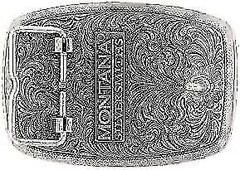 Montana Silversmiths Longhorn Collection Western Attitude Belt Buckle