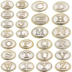 New Men Women Western Initial Rodeo Letter A-Z Silver Gold Metal Antiqued Mirror