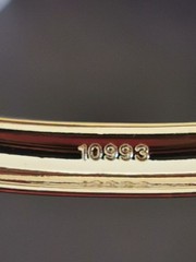 BELT BUCKLES 10993 2.5&Prime;X2&Prime; Gold Plated Made in Italy