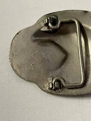 Pewter Color Eagle 3-D Belt Buckle