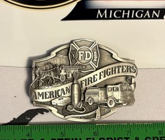 Fire Fighter/E.M.S. American Hero Metal Belt Buckle New