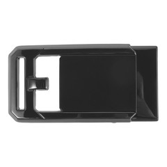 Durable Black Alloy Belt Buckle Replacement for Crafts Unisex Metal Buckle