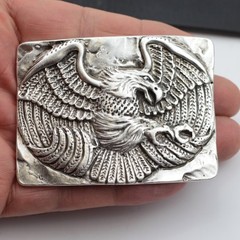 Eagle Belt Buckle Metal Western Style Power Symbol Freedom Vintage Design