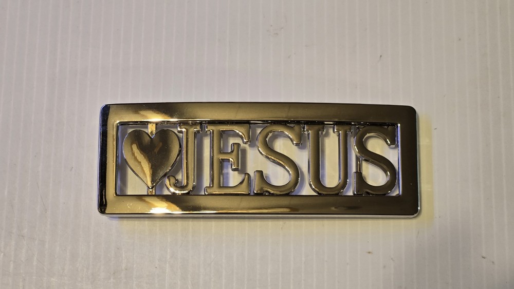 JESUS / HEART CUSTOM Name Belt Buckle -Put your name or word on Buckle