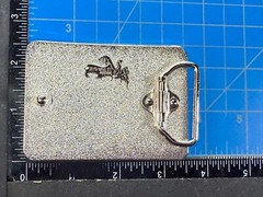 Rectangular Silver Color Craft Project Belt Buckle Make your own DIY Design!