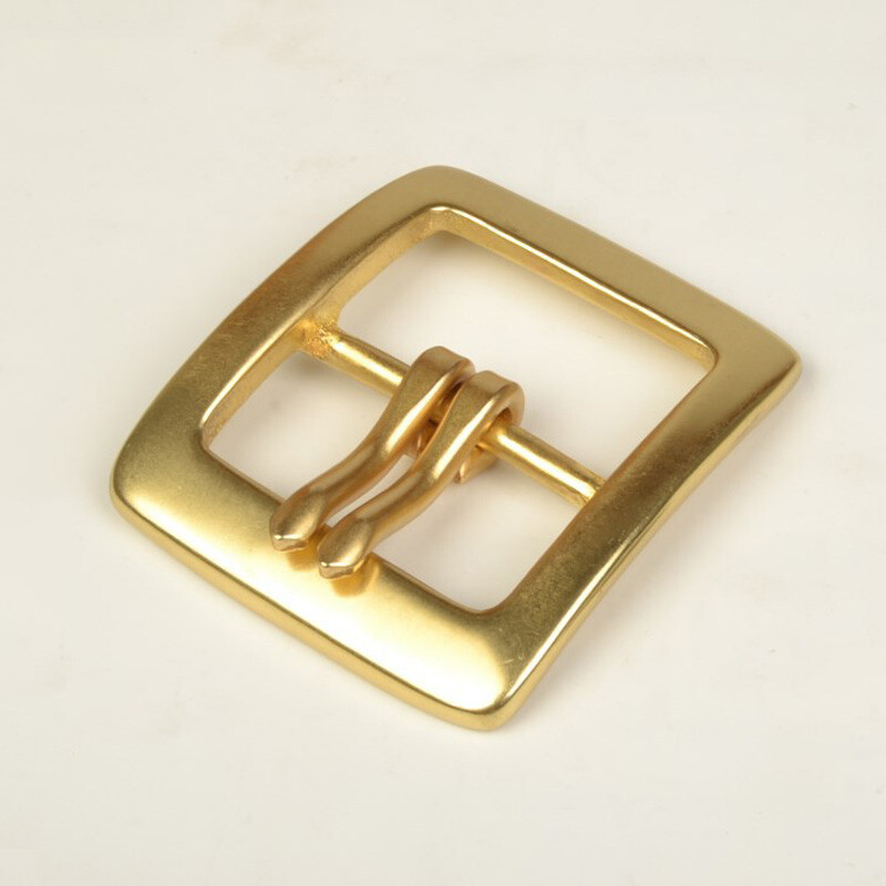 1X Heavy Duty Solid Brass Double Prong Belt Buckle 40mm(1.5in) Replacement Chic