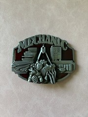 Mechanic Profession Belt Buckle Perfect Gift for Him and Her