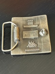 Vintage Collectible Suzuki MM Limited Chicago Limited Edition Metal Belt buckle