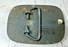 Vintage 1979 Remington Arms Whitetail Deer Belt Buckle Sid Bell Buck E1/3