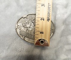 Vtg 1984 Paula Freed Artist Colorado Western Belt Buckle 3”x2.25”
