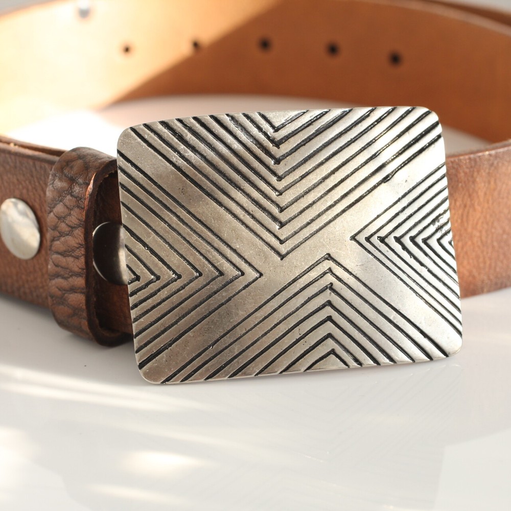 Belt Buckle Art and Design Interchangeable Buckle for Interchangeable Belt Leather Belt
