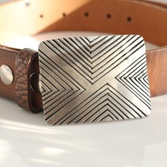 Belt Buckle Art and Design Interchangeable Buckle for Interchangeable Belt Leather Belt