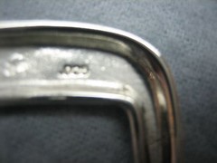Sterling silver 925 buckle 4 piece set 38 g w/Genuine Lizard-1-1/4 to 1&Prime;belt USA