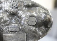 Vintage 1983 Bergamot Great Seal of the USA Eagle Pewter Belt Buckle O-146