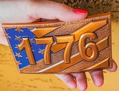 1776 Antique Copper Belt buckle