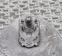 Vintage NRA Whittington Belt Buckle Mens One Size Silver 25th Anniversary Hunts