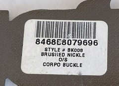 Lot of 5 Zippo Belt Buckle 6.0&Prime; x 2.25&Prime; Will Fit up to a 1.5&Prime; Belt NEW